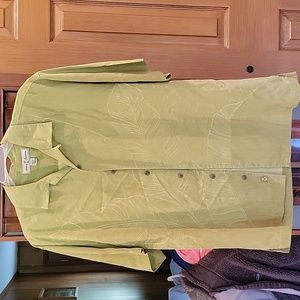 Tommy Bahama Mens Green Leaf Silk Short
